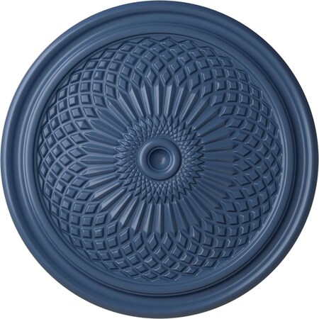 Ekena Millwork Trinity Ceiling Medallion (Fits Canopies up to 3"), Hand-Painted Americana, 22"OD x 1 3/4"P CM22TNAMF
